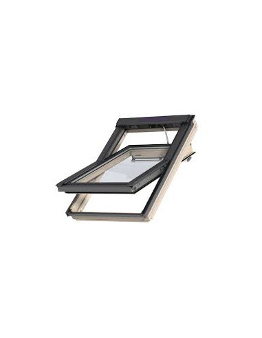 Drėgmei atsparus stogo langas VELUX Standard GLU 006130 SOLAR su rankena viršuje (įvairūs dydžiai). Statybinės medžiagos