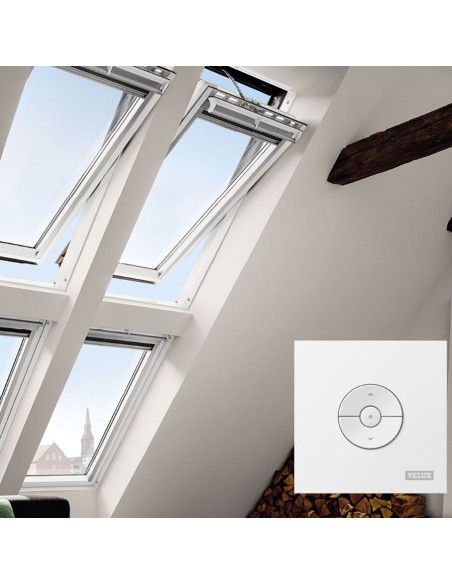 Stogo langas VELUX Premium GGU 006221 INTEGRA su rankena viršuje. Statybinės medžiagos.