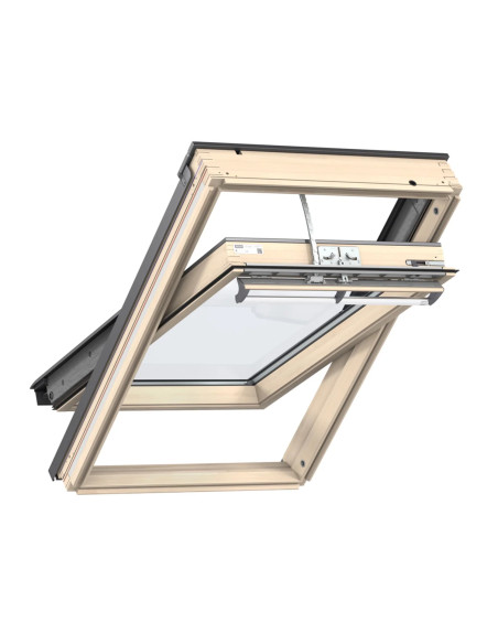 Stogo langas VELUX Premium GGL 306630 INTEGRA su rankena viršuje. Statybinės medžiagos.