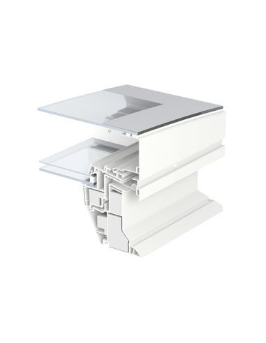 Velux ISU 1093 viršutinė dalis su CurveTech technologija