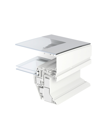 Velux ISU 1093 viršutinė dalis su CurveTech technologija
