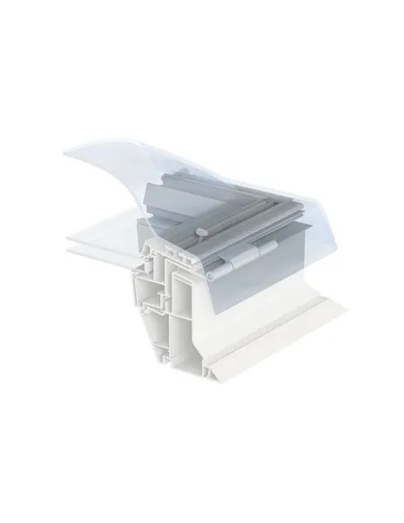 VELUX ISD 0000 | Skaidrus akrilo kupolas plokščiam stogui. Statybinės medžiagos.