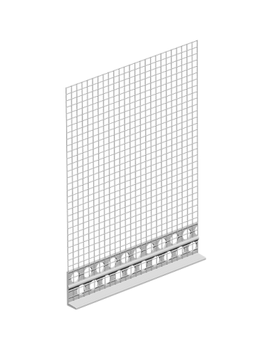 EJOT PAP03/01 (Profil 281) 3mm Baigiamasis profilis su tinkleliu 2m