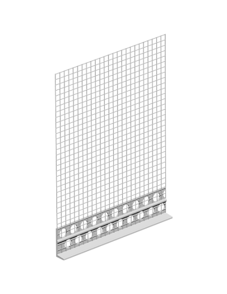 EJOT PAP03/01 (Profil 281) 3mm Baigiamasis profilis su tinkleliu 2m