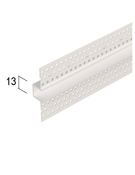 Protektor 37724 PVC profilis | Šešėlinis griovelis 3.05m