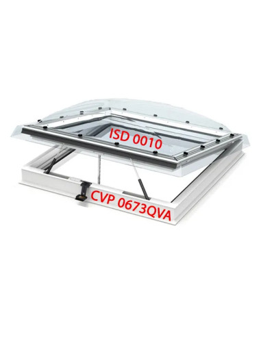 VELUX ISD 0010 polikarbonatinis kupolas | Skaidrus ir nedūžtantis | Statybų Turgus