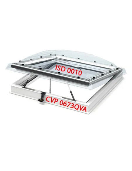 VELUX ISD 0010 polikarbonatinis kupolas | Skaidrus ir nedūžtantis | Statybų Turgus