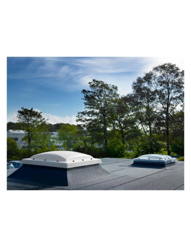 VELUX ISD 0110 matinis polikarbonatinis kupolas | Atsparus smūgiams | Statybų Turgus
