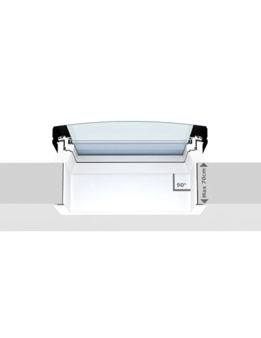 VELUX LSF 2000 angokraščio rėmas gipsui | Su garų izoliacija | Statybų Turgus