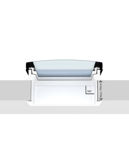 VELUX LSF 2000 angokraščio rėmas gipsui | Su garų izoliacija | Statybų Turgus