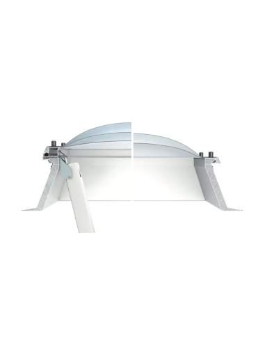 VELUX ISJ 0103 matinis 3-sluoksnis kupolas | Šiltas | Statybų Turgus