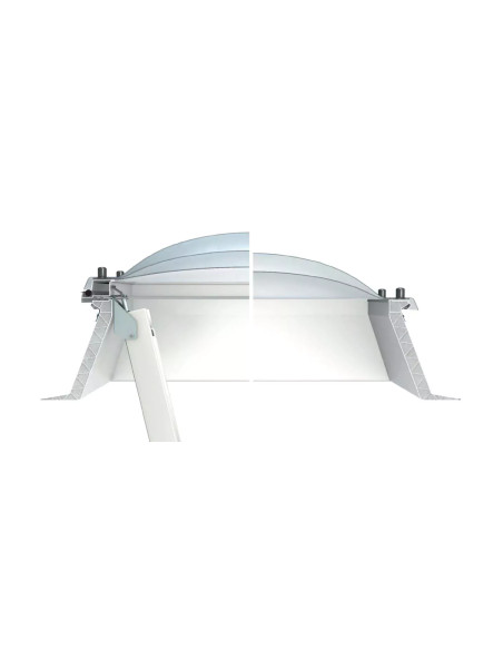 VELUX ISJ 0103 matinis 3-sluoksnis kupolas | Šiltas | Statybų Turgus