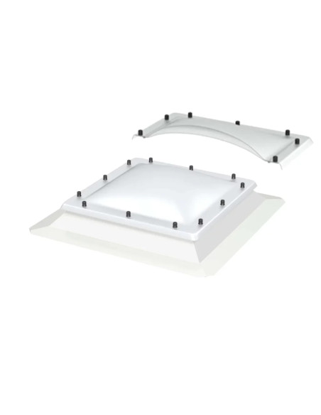 VELUX ISJ 0112 matinis polikarbonato kupolas | Nedūžtantis | Statybų Turgus