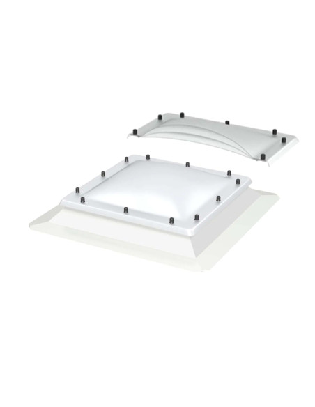 VELUX ISJ 0113 polikarbonato kupolas | 3 sluoksniai | Statybų Turgus