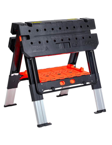 Darbastalis E-Z CLAMP Heavy Duty | Sulankstomas ir mobilus stalas