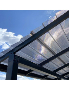 Polikarbonatas korėtas Diamonds TILE EFFECT 0.96 x 2m skaidrus. Statybinės medžiagos 2