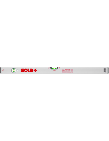 SOLA AV aliuminio gulsčiukas | Tikslumas 0.5 mm/m | FOCUS akutė. Statybinės medžiagos