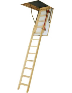 Fakro LDK išstumiami palėpės laiptai | Aukštis 305cm | Taupantys vietą