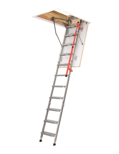 Fakro LML Lux laiptai | 13cm pakopos | Su apvadais | 280cm