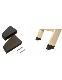 Fakro LXS laiptų antgaliai (2 vnt.) | Apsauginiai padai mediniams laiptams 2