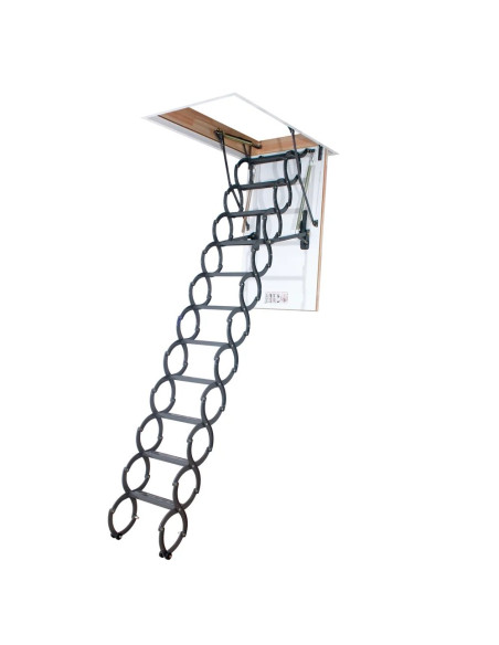 Fakro LST žirkliniai laiptai | Mažoms angoms | Metaliniai