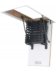 Fakro LST žirkliniai laiptai | Mažoms angoms | Metaliniai 2