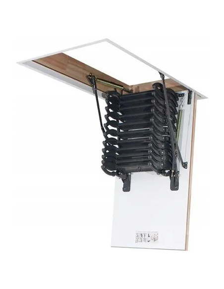 Fakro LST žirkliniai laiptai | Mažoms angoms | Metaliniai