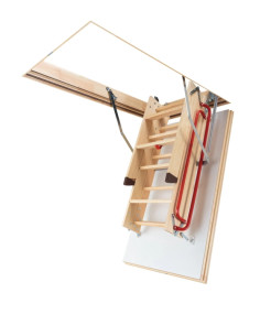 Fakro LWL Extra laiptai | Dujinis amortizatorius | Du turėklai 2