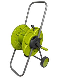 Vežimėlis žarnai LIME LINE CLOVER | Iki 60 m 1/2" žarnai