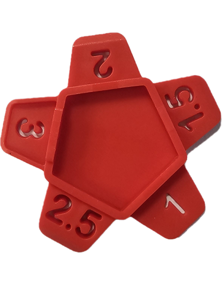 Universalūs daugkartiniai distanciniai kryžiukai (50 vnt.), SOLID