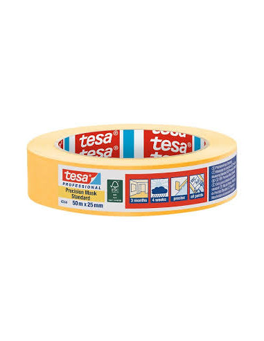 tesa® 4344 Precision Mask® dažymo juosta 50m | Statybų Turgus