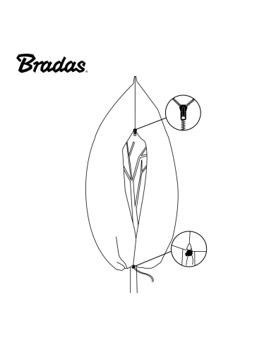 Bradas apsauginiai agroplevėlės gaubtai 120x180cm | 1 vnt. rinkinys