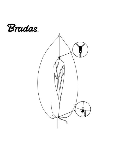 Bradas apsauginiai agroplevėlės gaubtai 120x180cm | 1 vnt. rinkinys