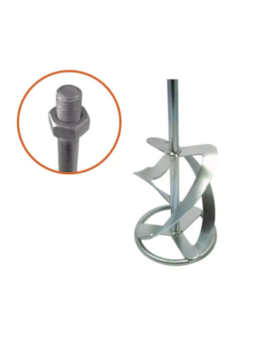 Maišytuvas mišiniams 20-30kg, d-160mm, L-600mm M14. Statybinės medžiagos