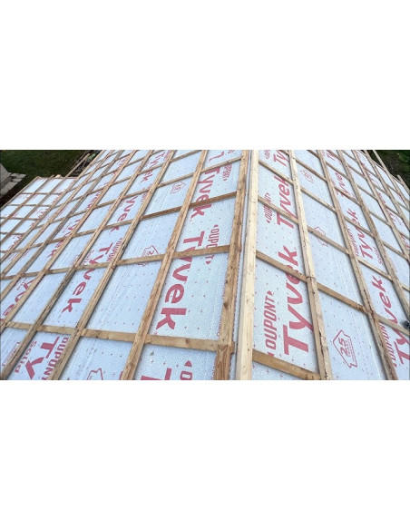 Originali difuzinė plėvelė TYVEK Soft (1.5x50m). Aukščiausias garų pralaidumas, W1 atsparumas vandeniui. Skirta šlaitiniams stog