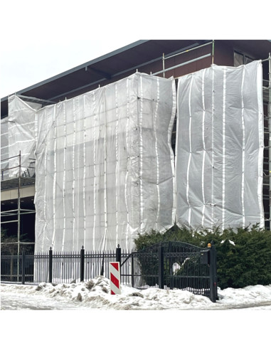 Pastolių uždengimo Plėvelė 4 x 36m [144m2] skaidri, armuota