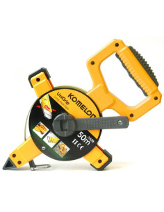 Ruletė-matavimo juosta Komelon UniGrip 50m. Statybinės medžiagos 2