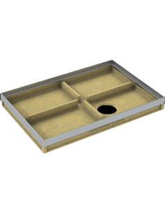 Batų valymo Vonelė polimerbetoninė  75x50cm. Statybinės medžiagos