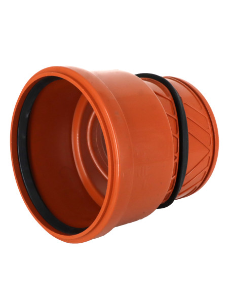 Remonto adapteris 160 mm | PVC mova lygiam vamzdžio galui