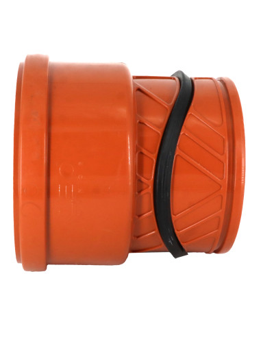 Remonto adapteris 160 mm | PVC mova lygiam vamzdžio galui