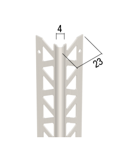 PVC apsauginis išorinis kampas 50m 2