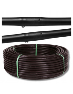 Lašelinis (kapiliarinis) vamzdis 16mm (20cm 2.2L/h) juodas, 100m. Statybinės medžiagos 2