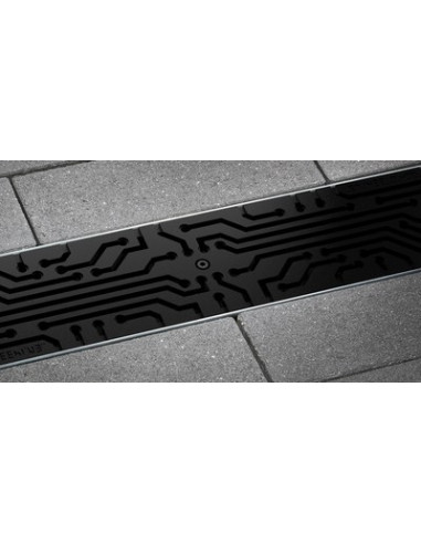 Ketaus grotelės D400 WIRE Design 50 cm
