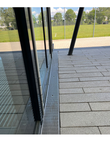 Nerūdijančio plieno grotelės B125/D400