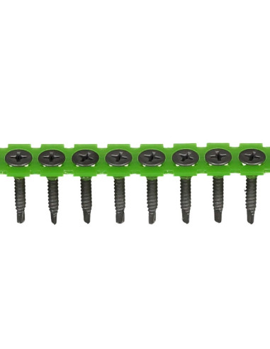 Sraigtai savisriegiai juostoje gipso kartono plokštei į metalą  GKP/MET, 3.5x25mm ESSVE [1000vnt]. Statybinės medžiagos . S