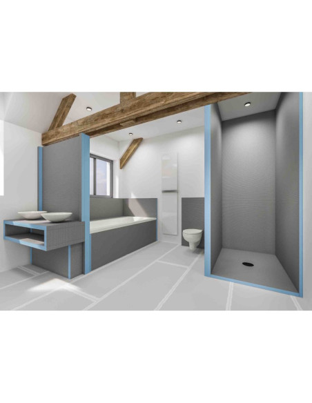 MARMOX Board ULTRA – hidroizoliacinė XPS plokštė plytelėms