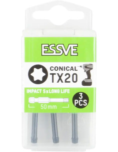 ESSVE IMPACT TX20 50mm kūginiai smūginiai antgaliai