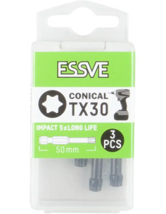 ESSVE IMPACT TX30 50mm kūginiai smūginiai antgaliai