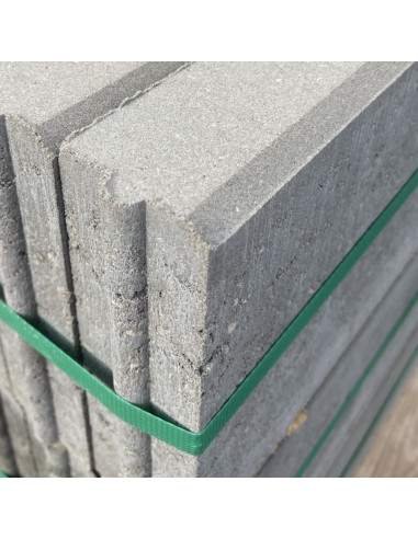 Vejos bortas 6, betoninis, storis 6cm, aukštis 20cm, ilgis 100cm, betono spalvos