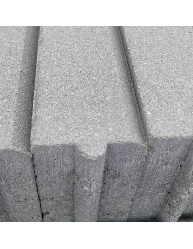 Vejos bortas 6, betoninis, storis 6cm, aukštis 20cm, ilgis 100cm, betono spalvos